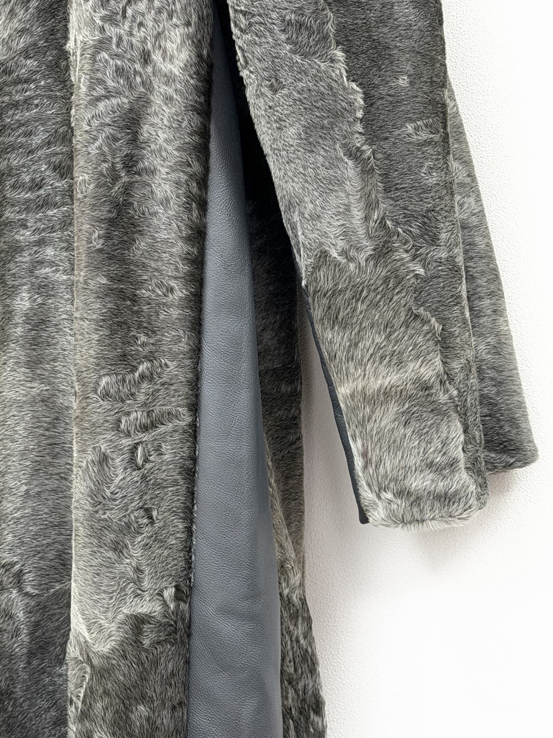 OS Fur Fashion 브로드테일 램 퍼 코트 상품이미지5