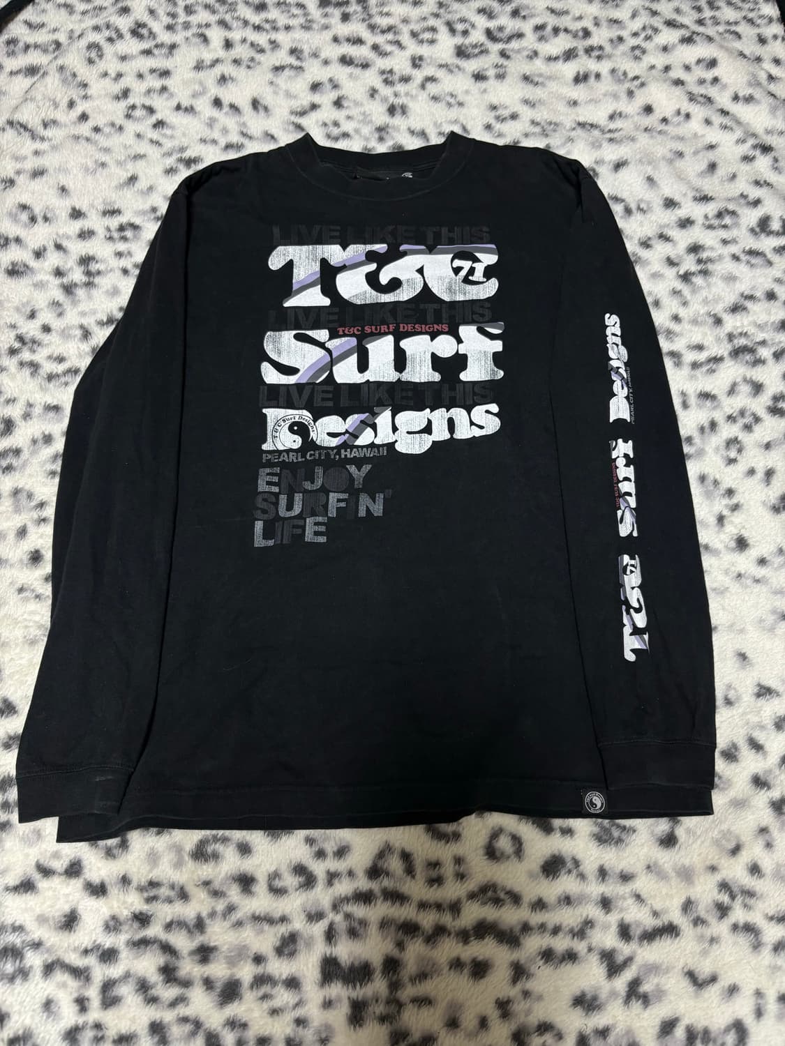 “TC SURF” Y2K Lettering Sleeve 상품이미지1