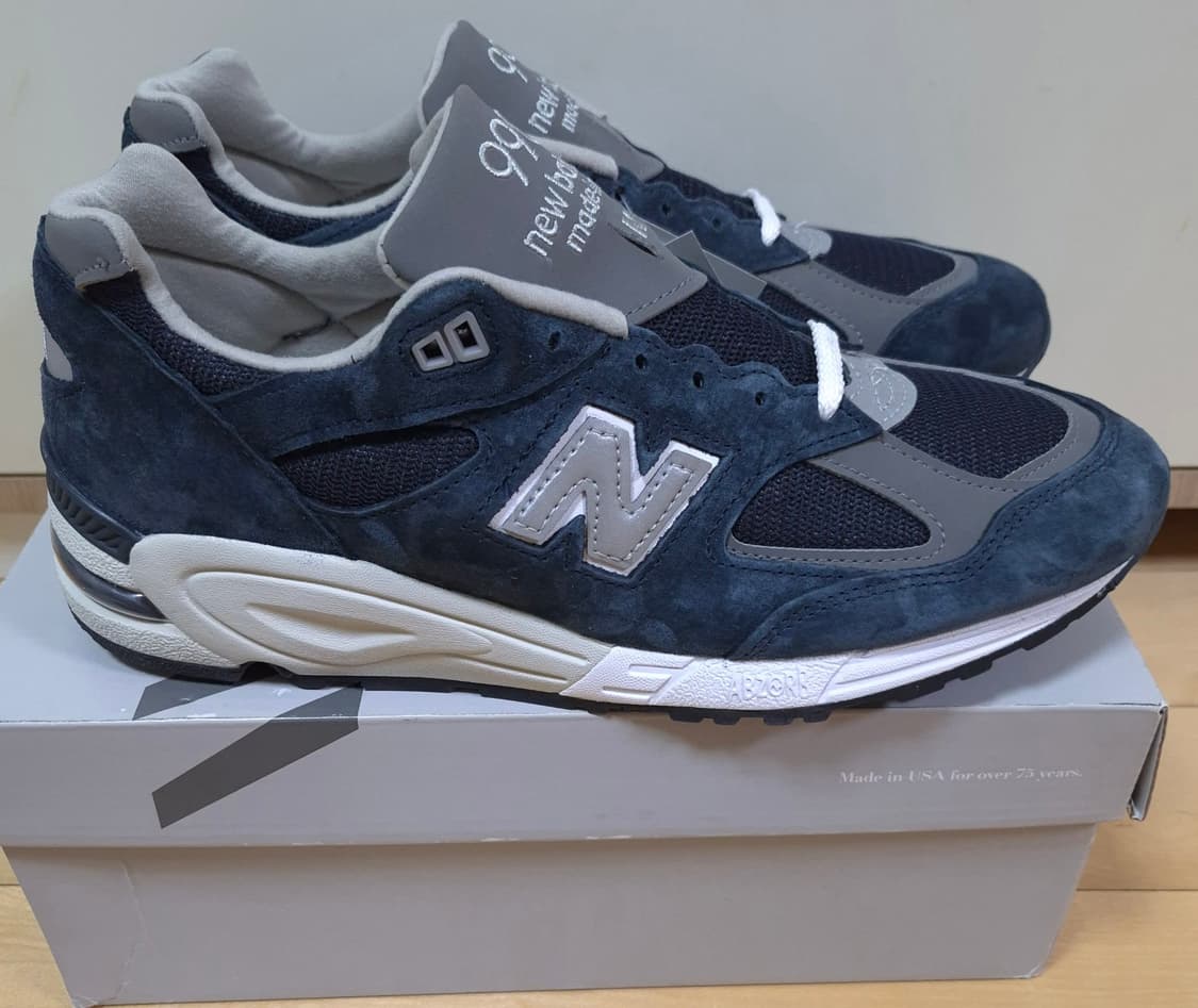 [275]뉴발란스 990v2 네이비 상품이미지3