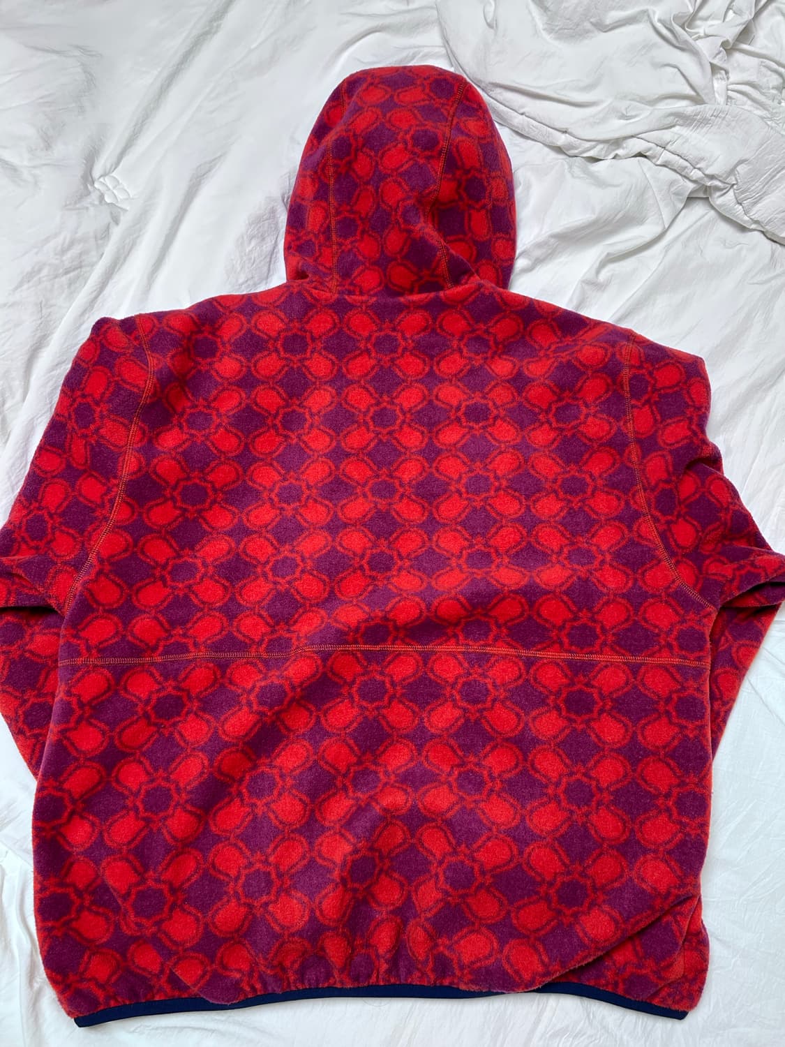 Teket 위켄드 리버시블 플리스 레드 상품이미지3