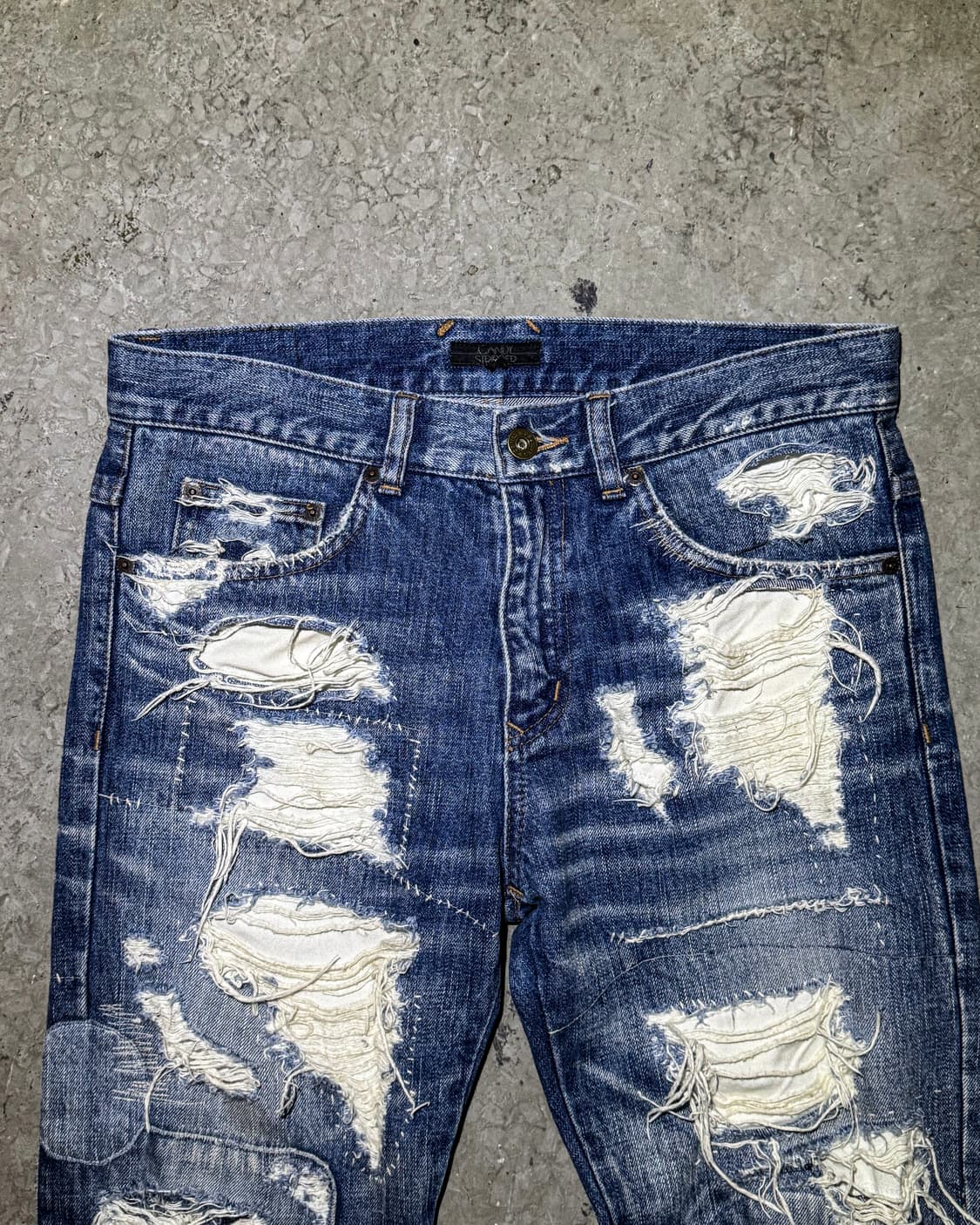 Destroyed Detail denim pants 상품이미지3