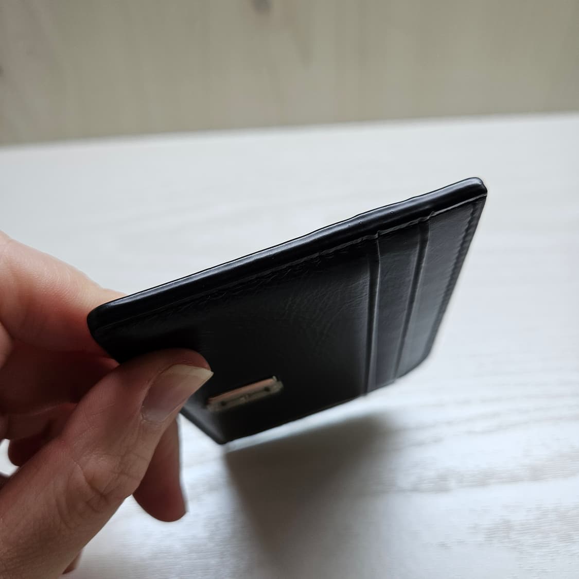 분크 카드지갑 카드홀더 블랙 상품이미지6
