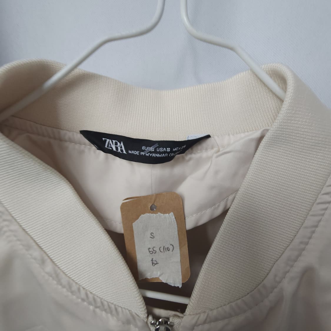 55(110) 자라 크롭 항공점퍼  상품이미지2