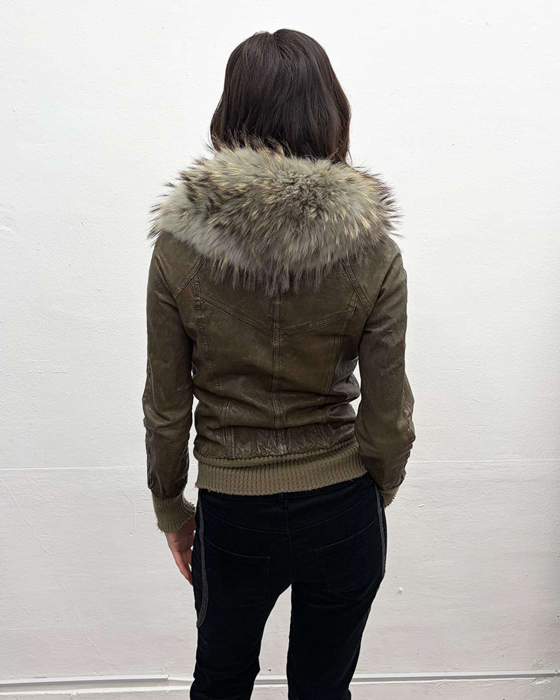 조르지오 브라토 퍼 트리밍 베라펠레 레더 자켓 상품이미지2