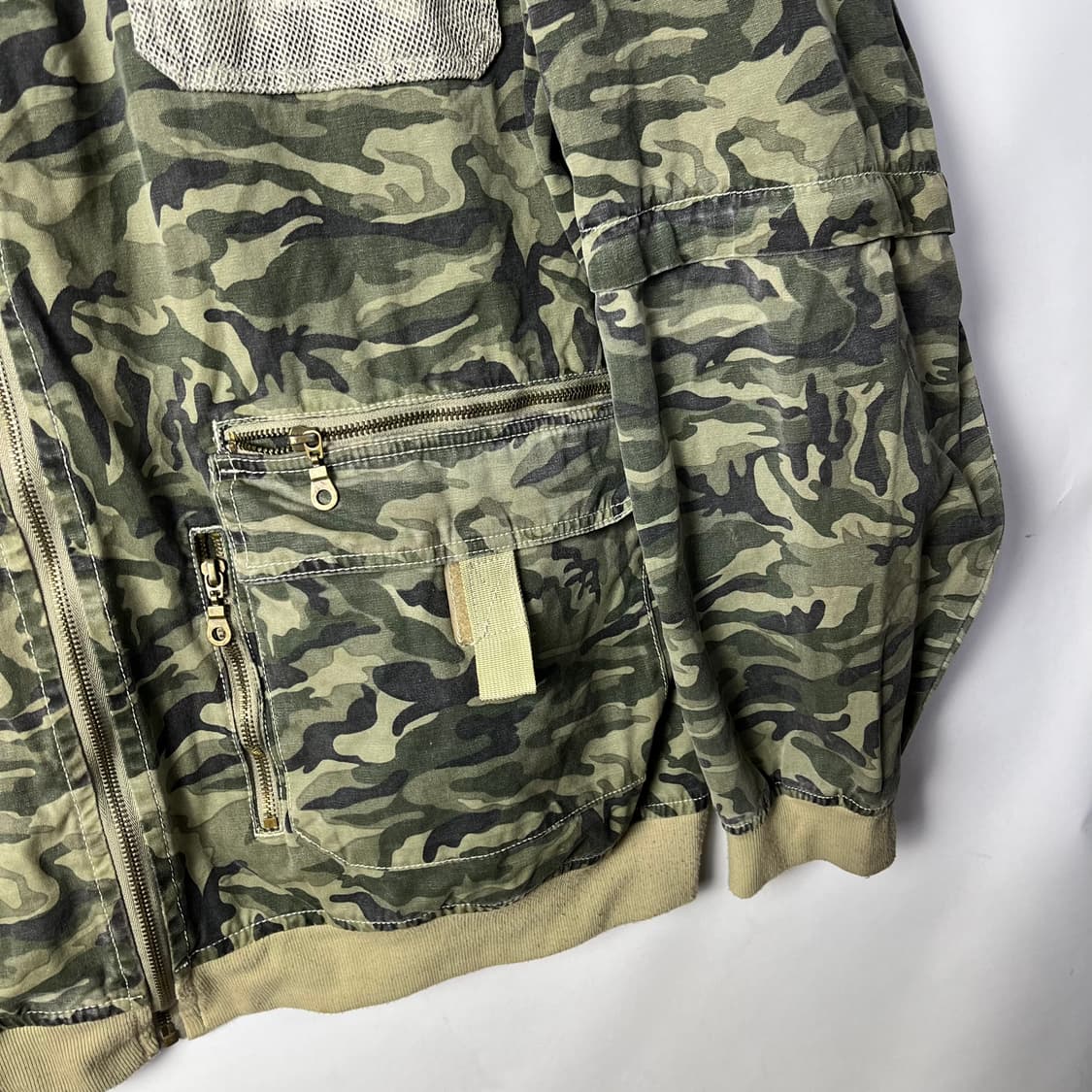 [FARSCAPE] 카모 데님 바시티자켓 상품이미지4