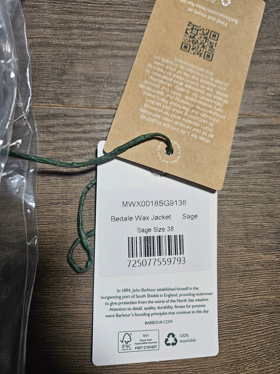 바버 비데일 세이지 상품이미지3