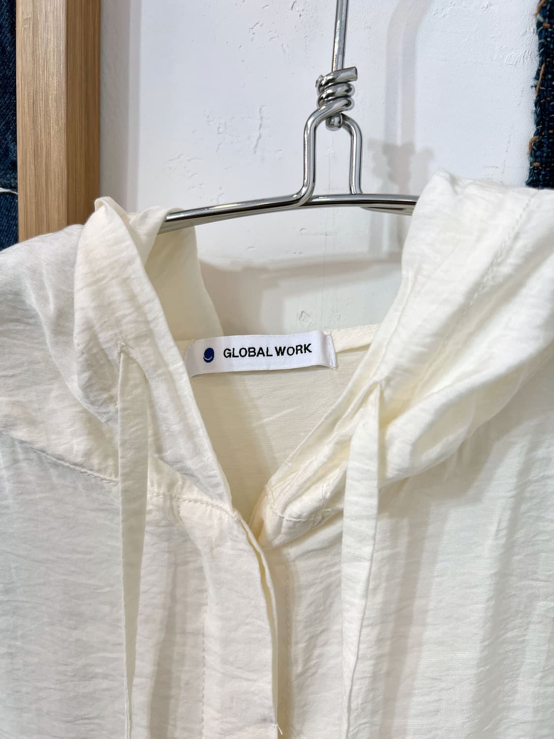 👧🏻GLOBAL WORK    hooded rayon shirt 상품이미지9