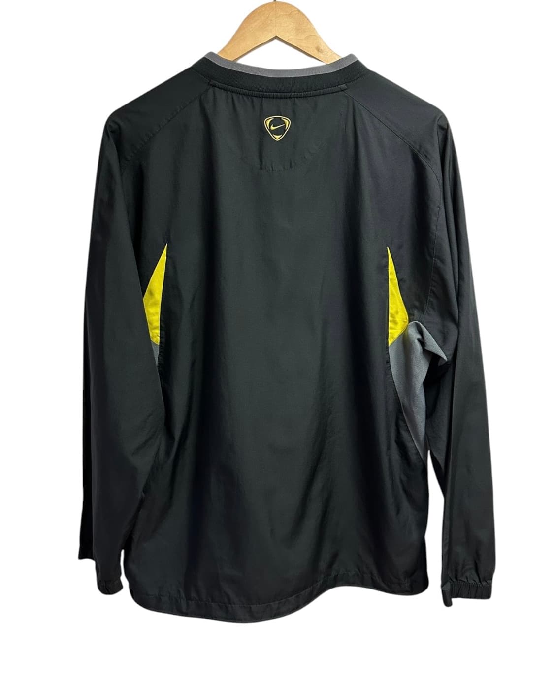 나이키(NIKE) 00s 블랙/옐로우 토탈90 레트로 브이넥 웜업 L 상품이미지10