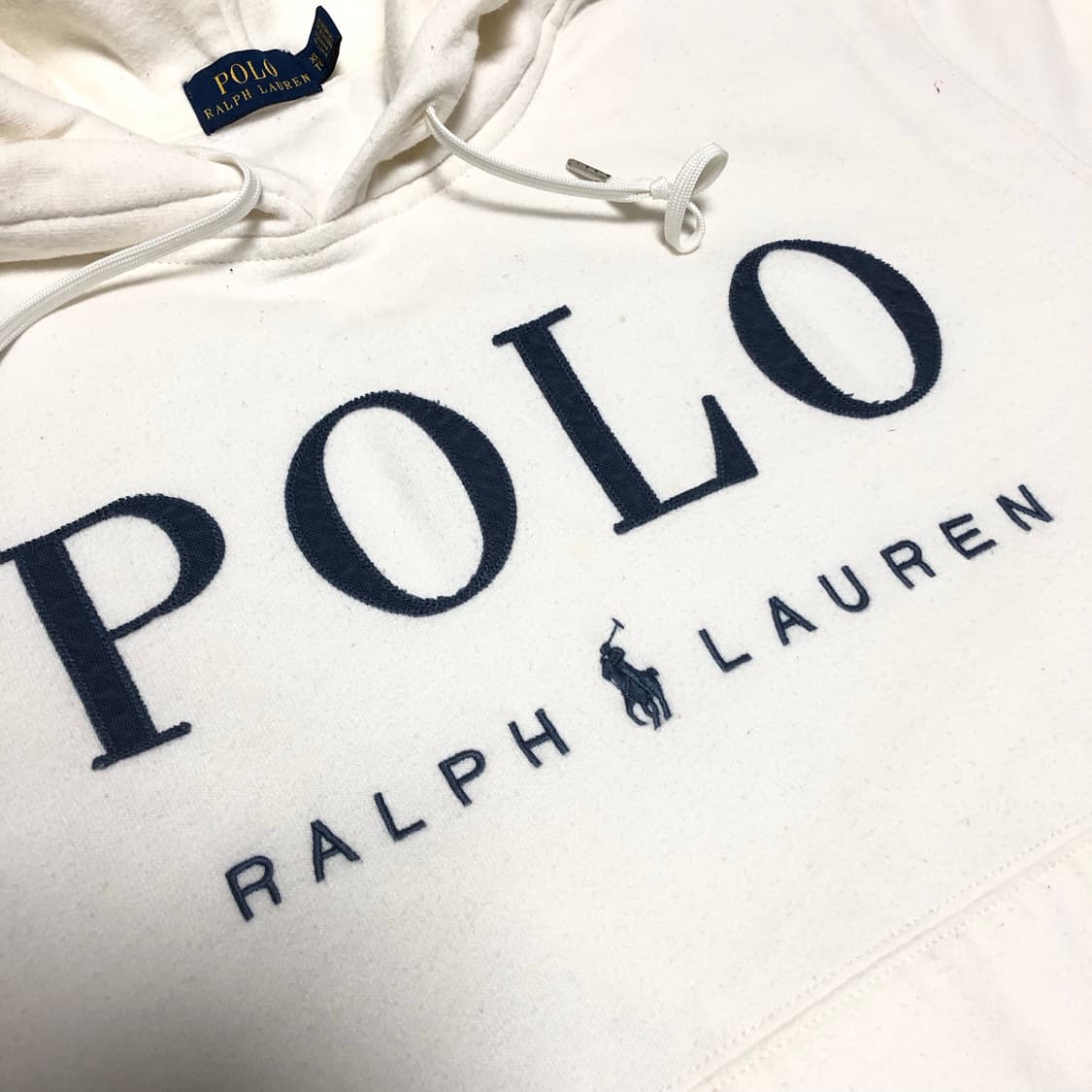 폴로 랄프로렌 후드티 레터링 희귀 상품이미지4