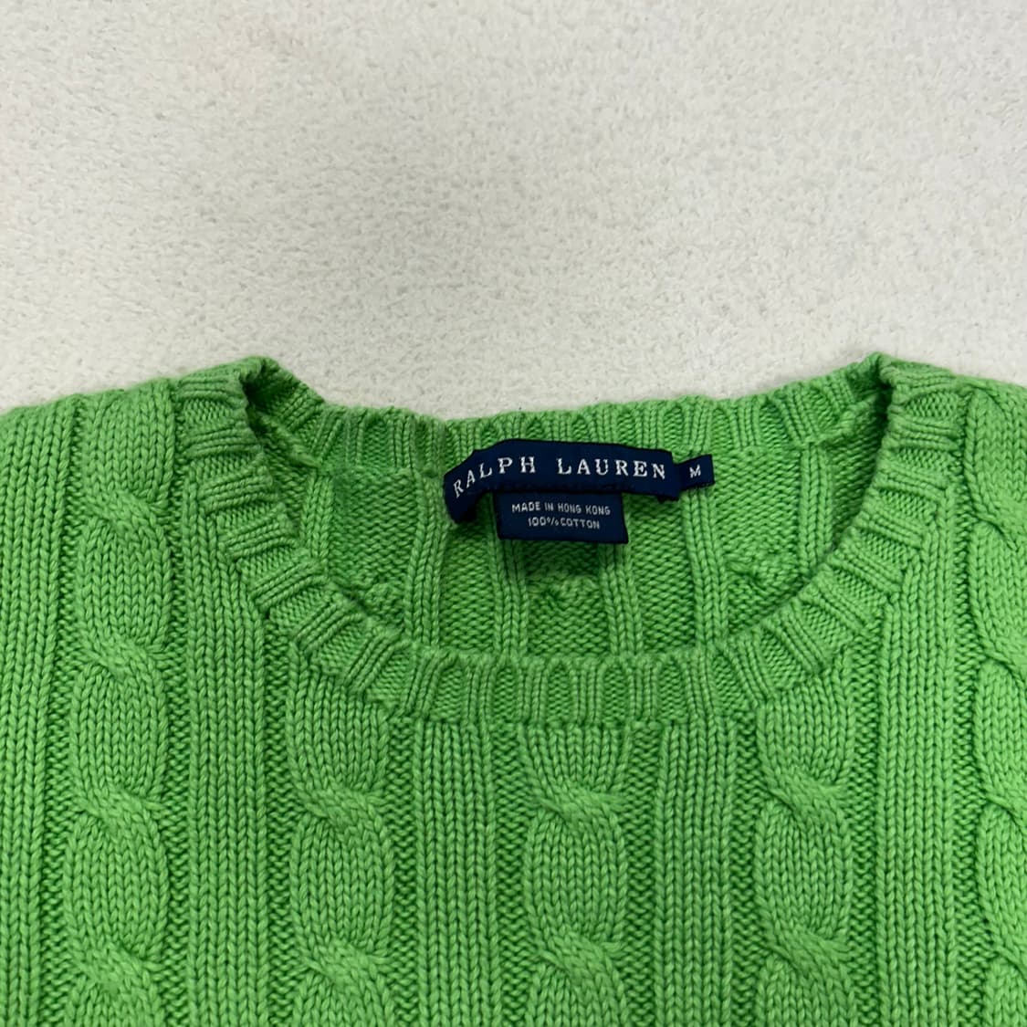 Polo light green knit 상품이미지6