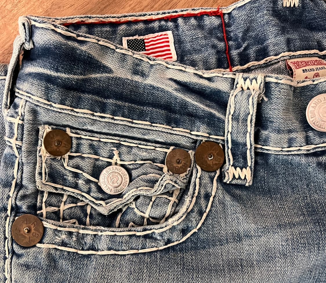 트루릴리젼 빌리 슈퍼 T 데님팬츠 30/34 상품이미지2