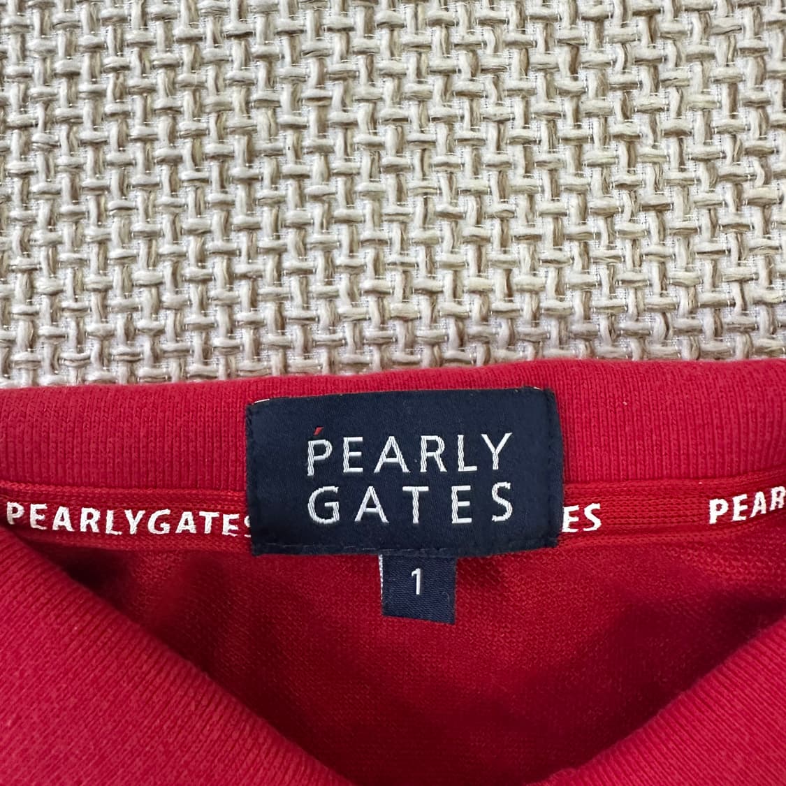 1 파리게이츠 레드 컬러 여성 폴로셔츠 0424D 상품이미지2