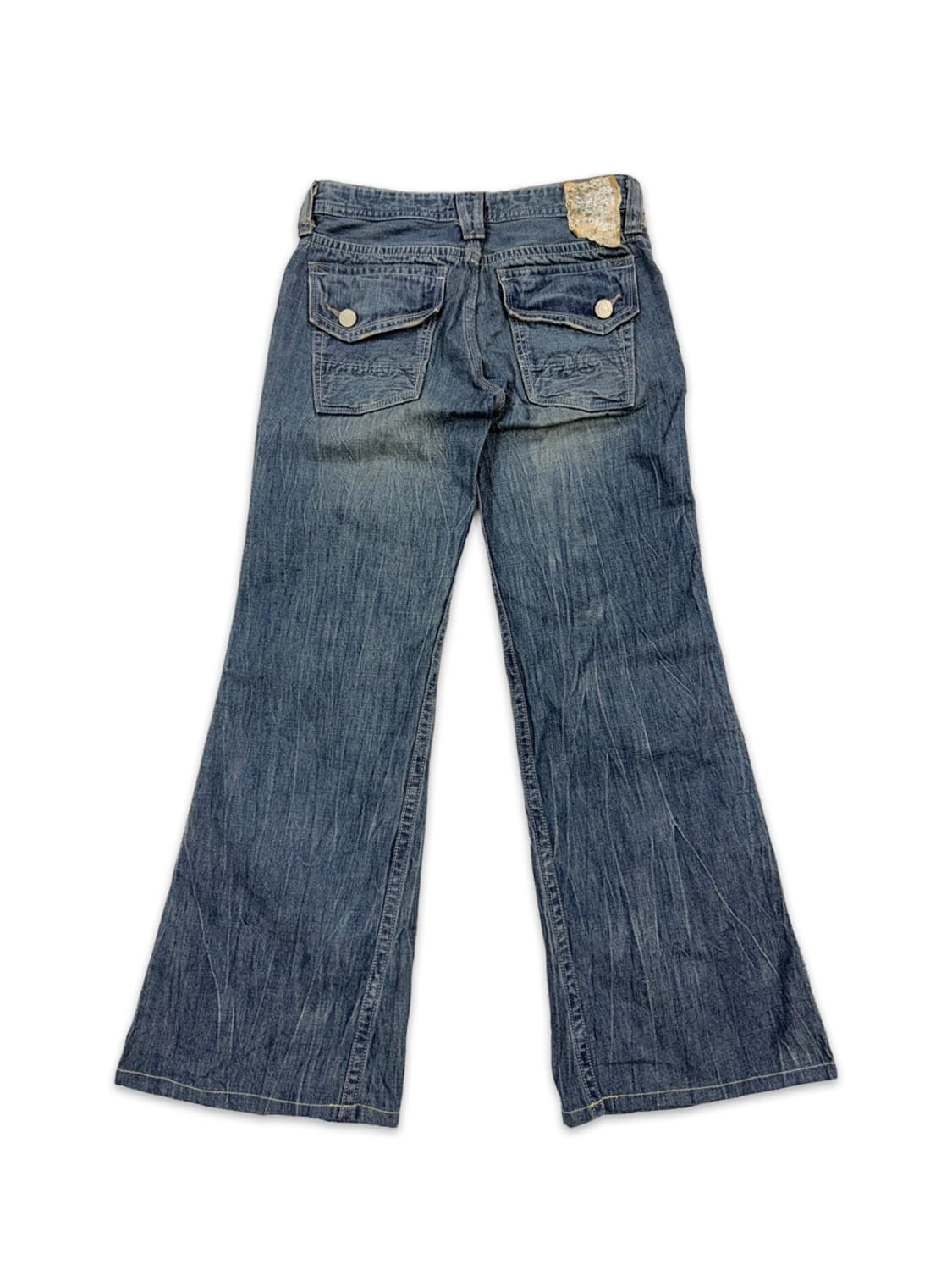 빈티지 brappers 로우라이즈 데님 부츠컷 팬츠 상품이미지6