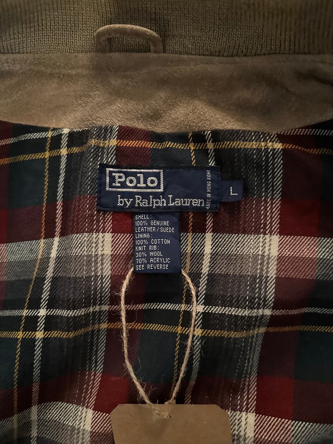 90s 빈티지 폴로 랄프로렌 A-1 스웨이드 레더 자켓 상품이미지8