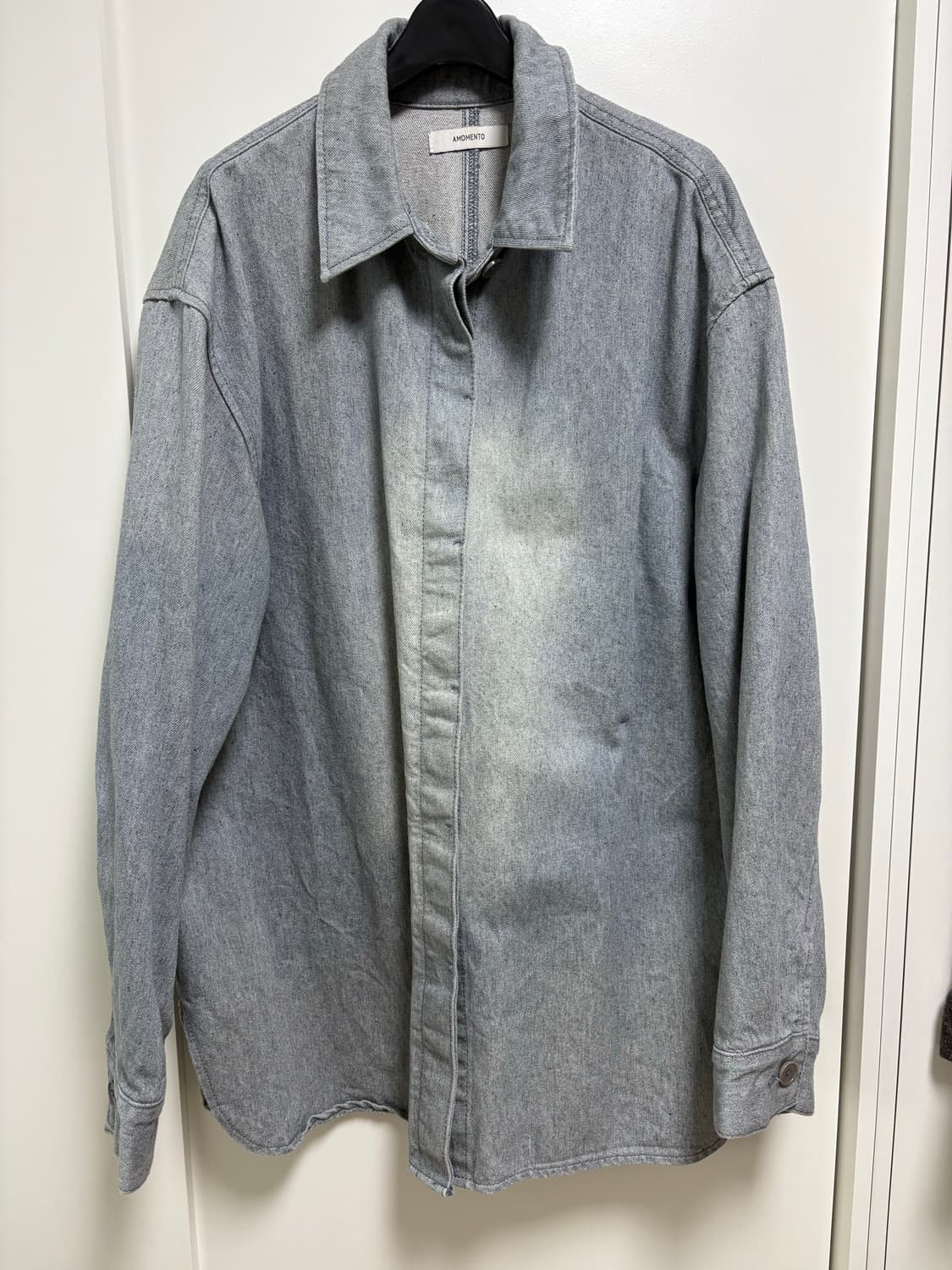 아모멘토 데님셔츠  상품이미지2