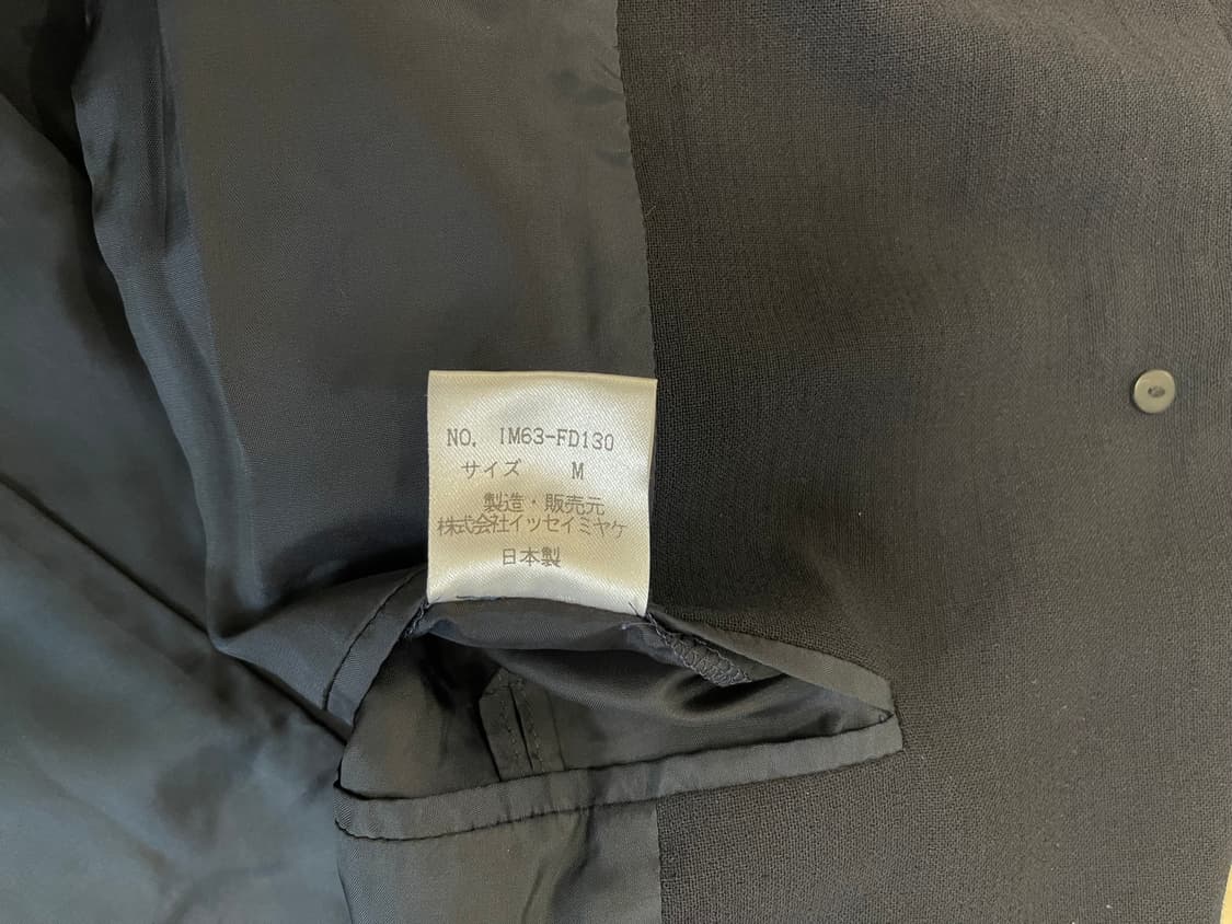 이세이미야케 90s 개버딘 테일러드 자켓 ISSEY MIYAKE 상품이미지5