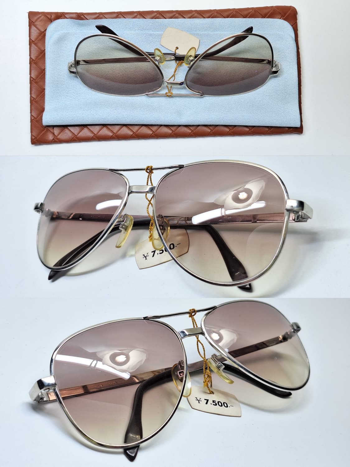 80s 일본제 빈티지 데드스톡 미사용/GP 4602 투브릿지 선글라스 상품이미지2