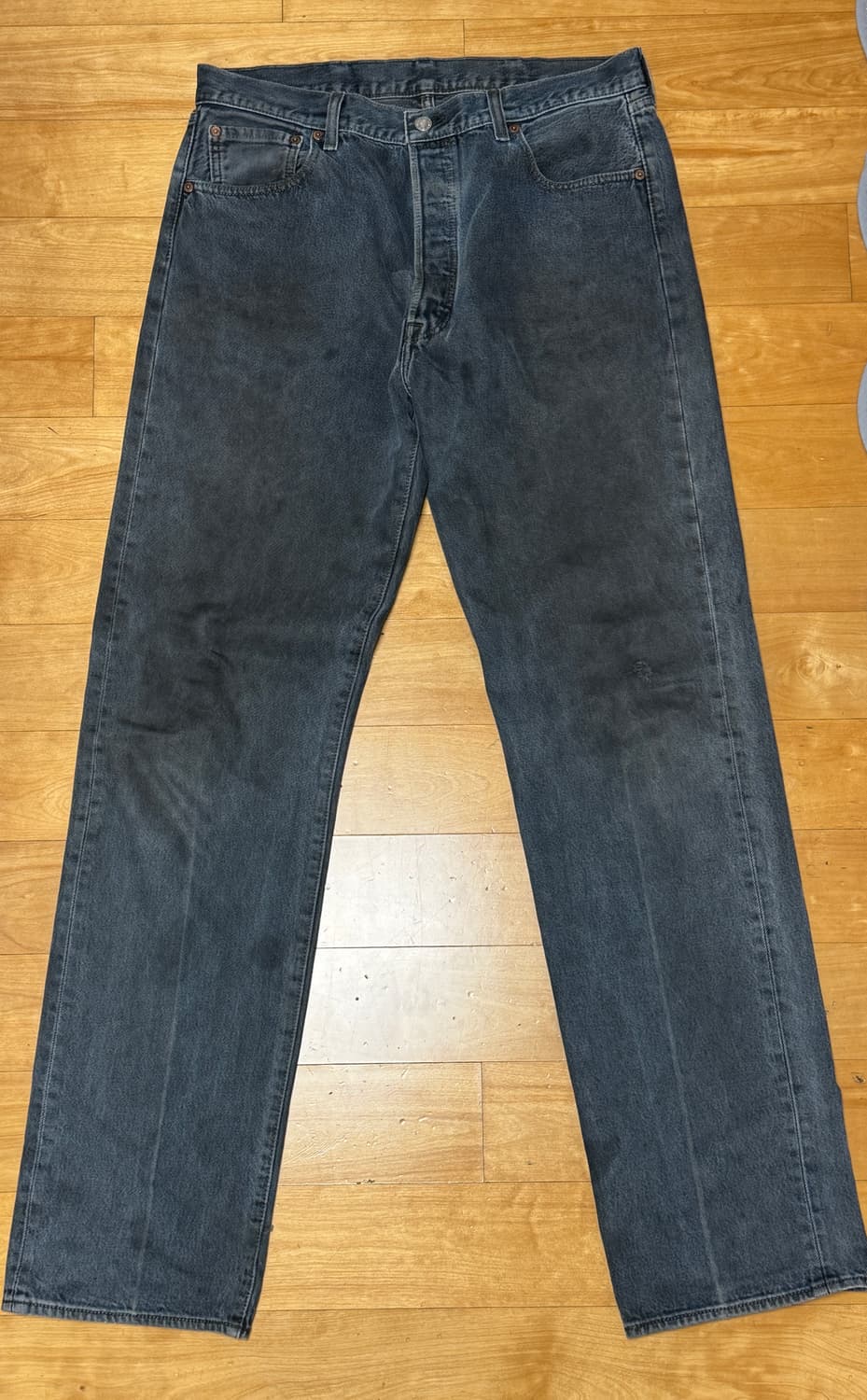 리바이스 501 블랙진 흑청 34x34 상품이미지1