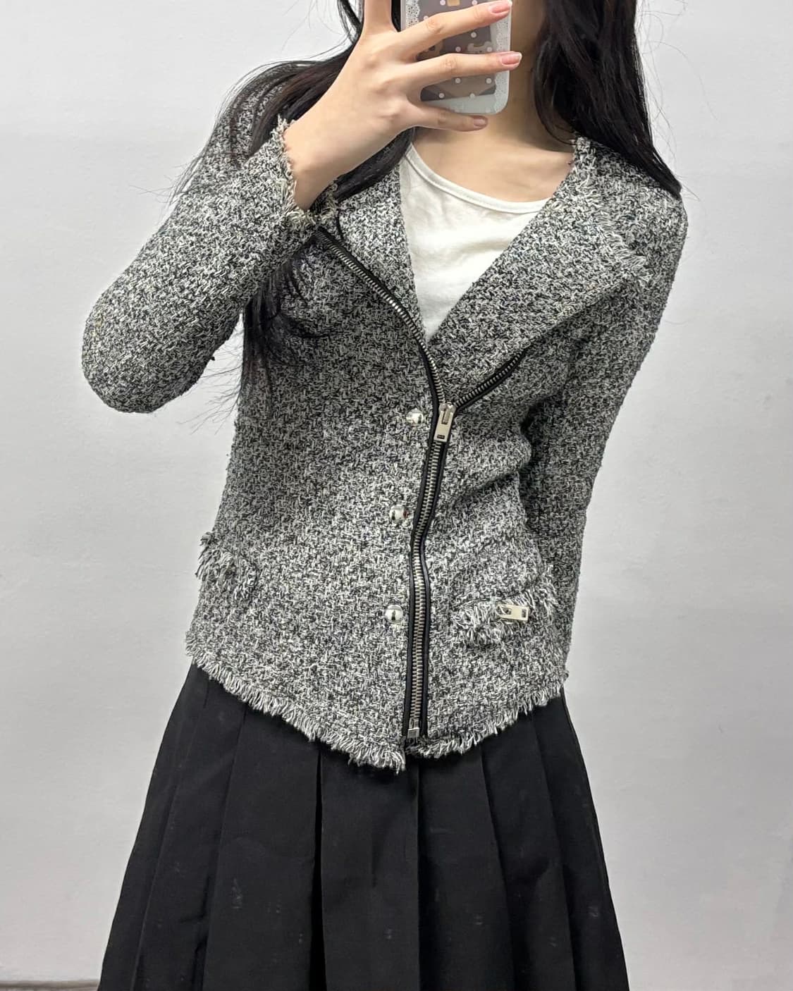 [34] IRO 이로 한섬 칼로타 트위드 집업 자켓 상품이미지4