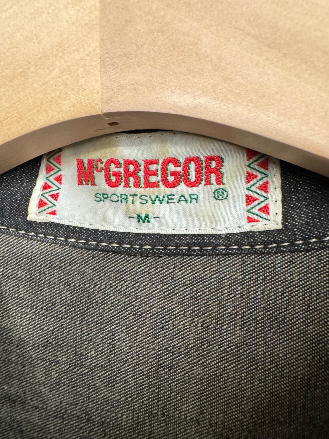 맥그리거 빈티지 여성 흑청 데님 자켓 상품이미지3