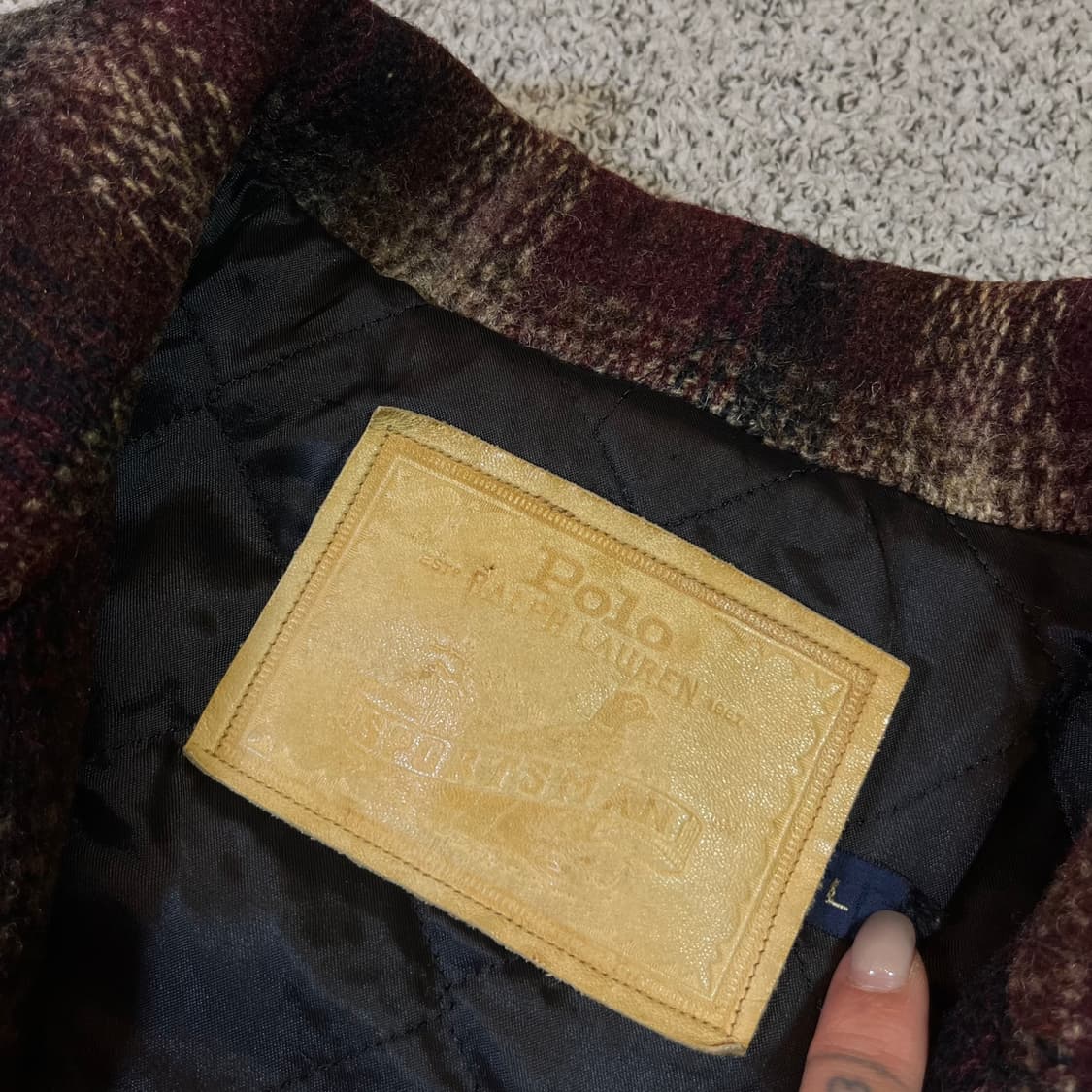 90s 폴로 랄프로렌 울 헤비 피코트 자켓 상품이미지3