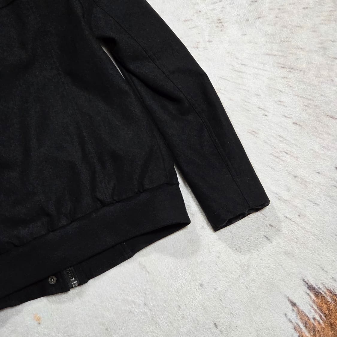빈티지 하이넥 블랙 나일론 점퍼 상품이미지7