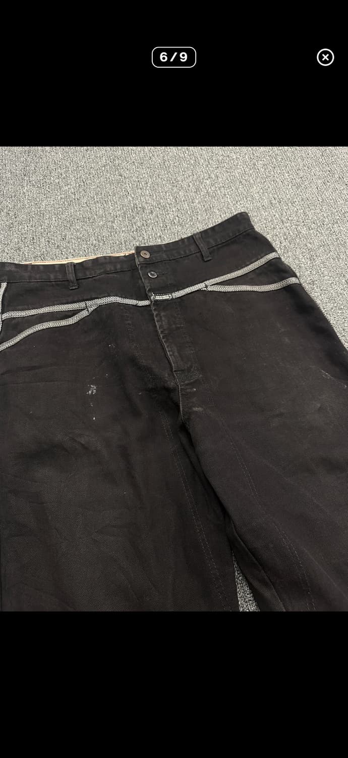 마리떼 프랑소와 저버 빈티지 와이드 블랙진 데님팬츠 상품이미지6