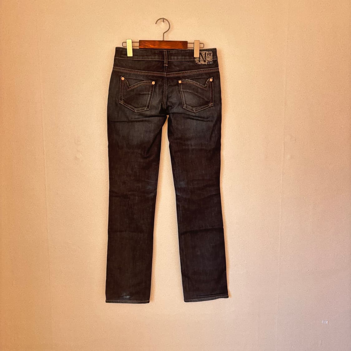 NFY 이태리 데님 청바지 26 진청 스판 수입 정품 상품이미지2