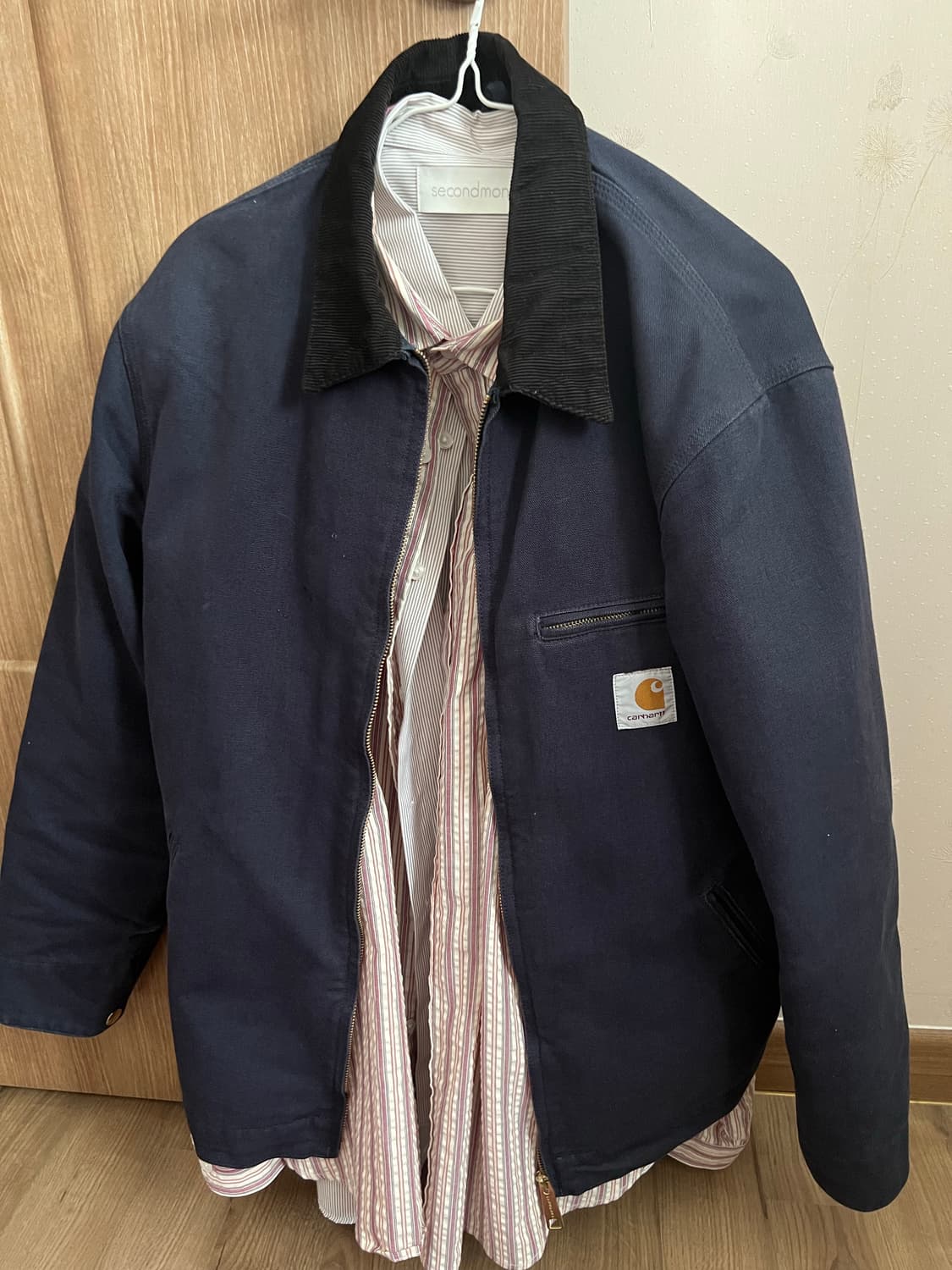 칼하트 디트로이트 자켓 네이비 L 상품이미지2