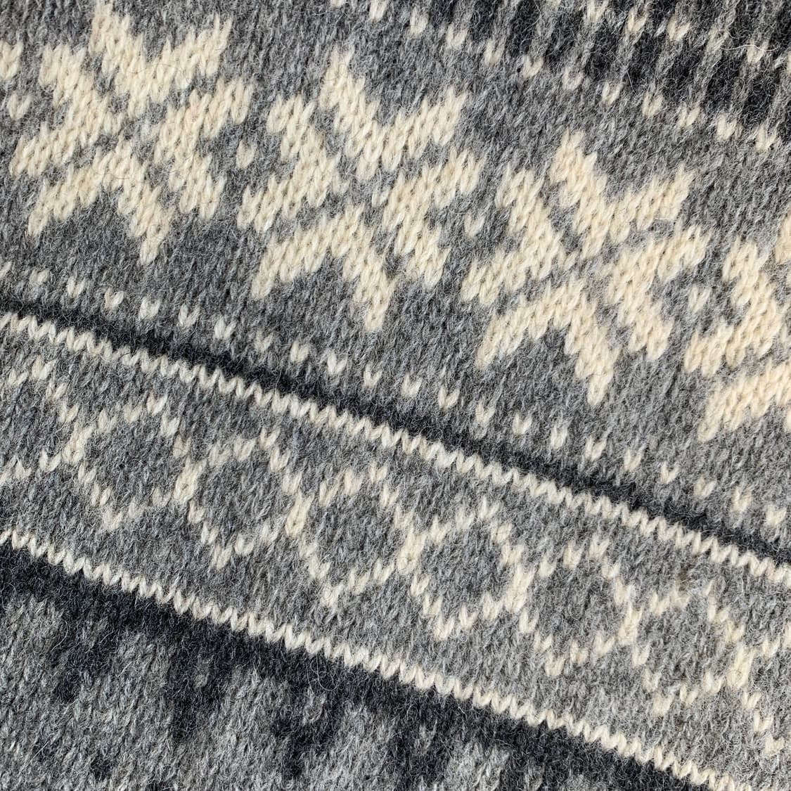 일본 빈티지 ROBARTTODD 울100 노르딕 니트 1828 상품이미지7