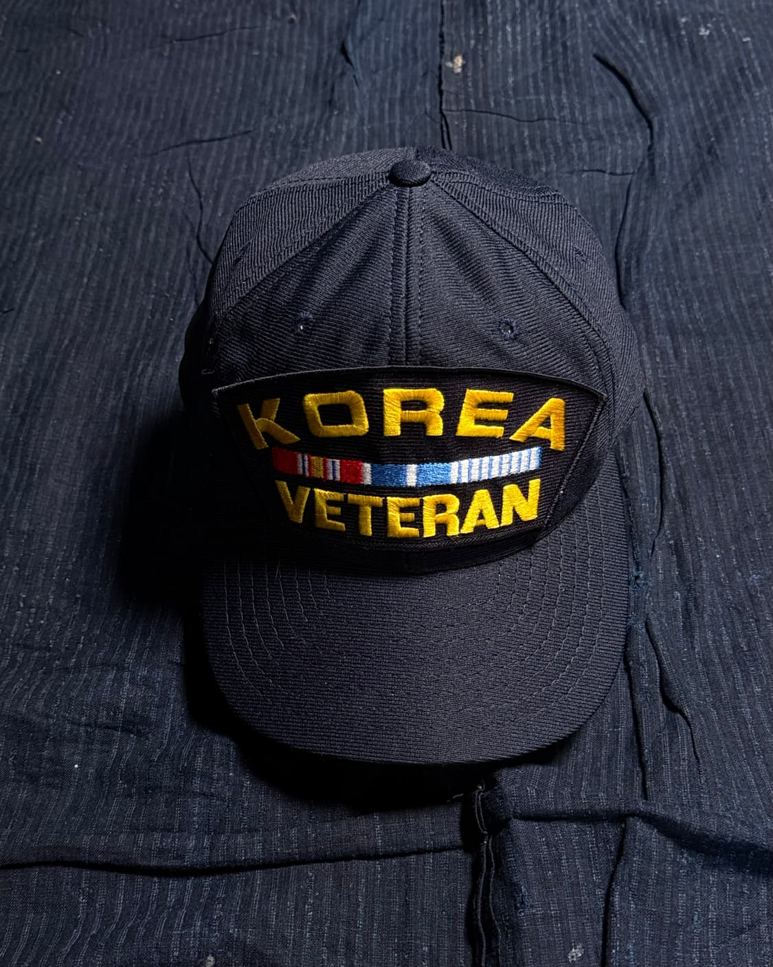 80-90‘s 이글 크레스트 한국전 참전용사 패치 트러커캡 OS 상품이미지1