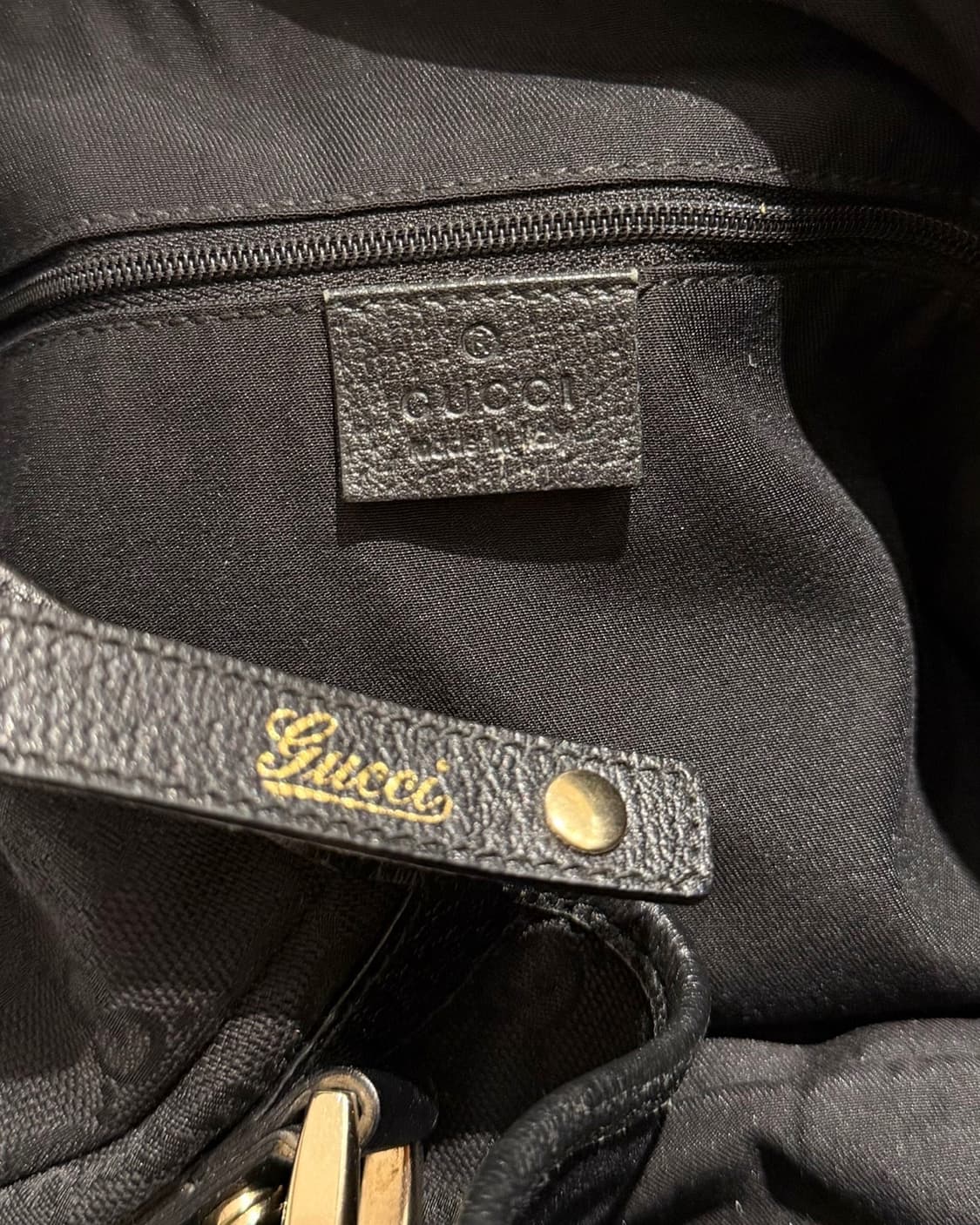 구찌 블랙 GG 캔버스 숄더백 상품이미지7