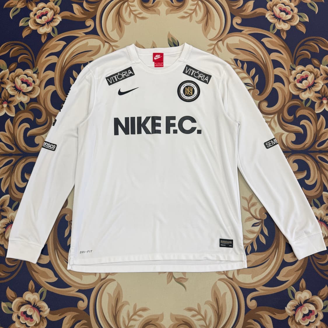 (XL)나이키 FC 드라이핏 롱슬리브티셔츠(화이트) 상품이미지1