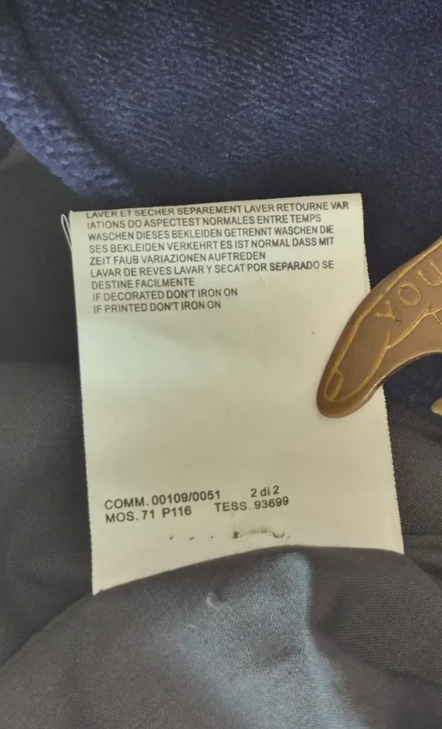 UNDERCOVER 00s Velvet Shell Button Blaze 상품이미지9