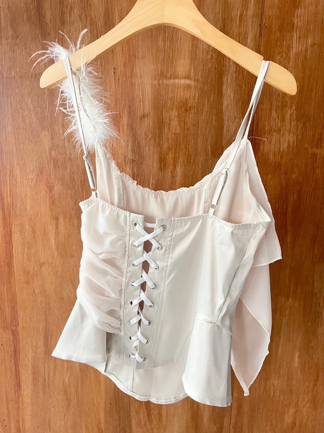 Angel drape corset top 상품이미지6