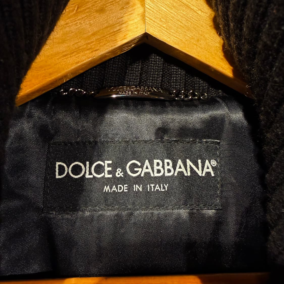 백화점판)돌체앤가바나 헤비 고트레더 봄버 자켓 50 L 염소가죽 상품이미지2