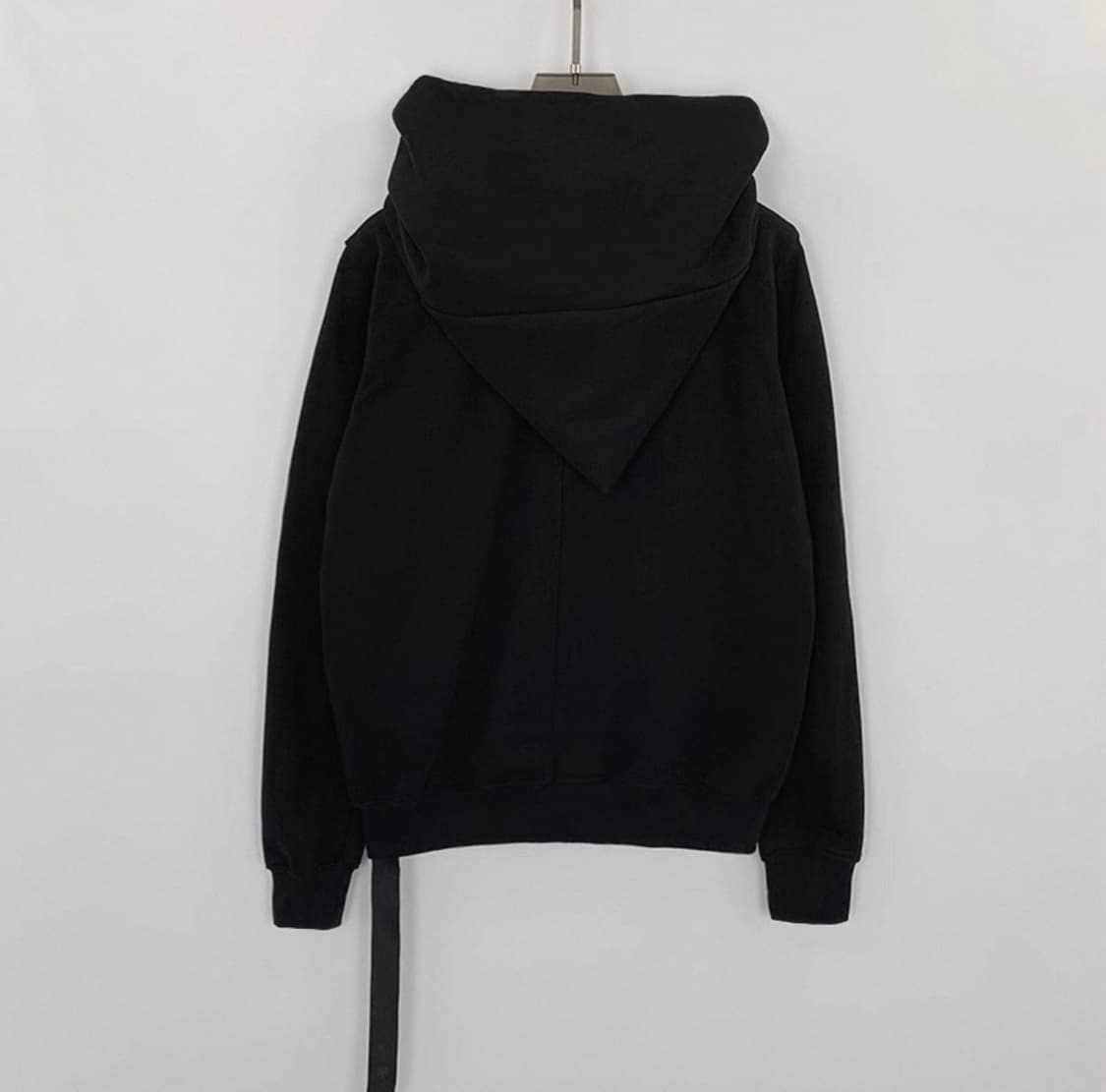 Rick Owens Style Asymmetric Zip Hoodie 상품이미지2
