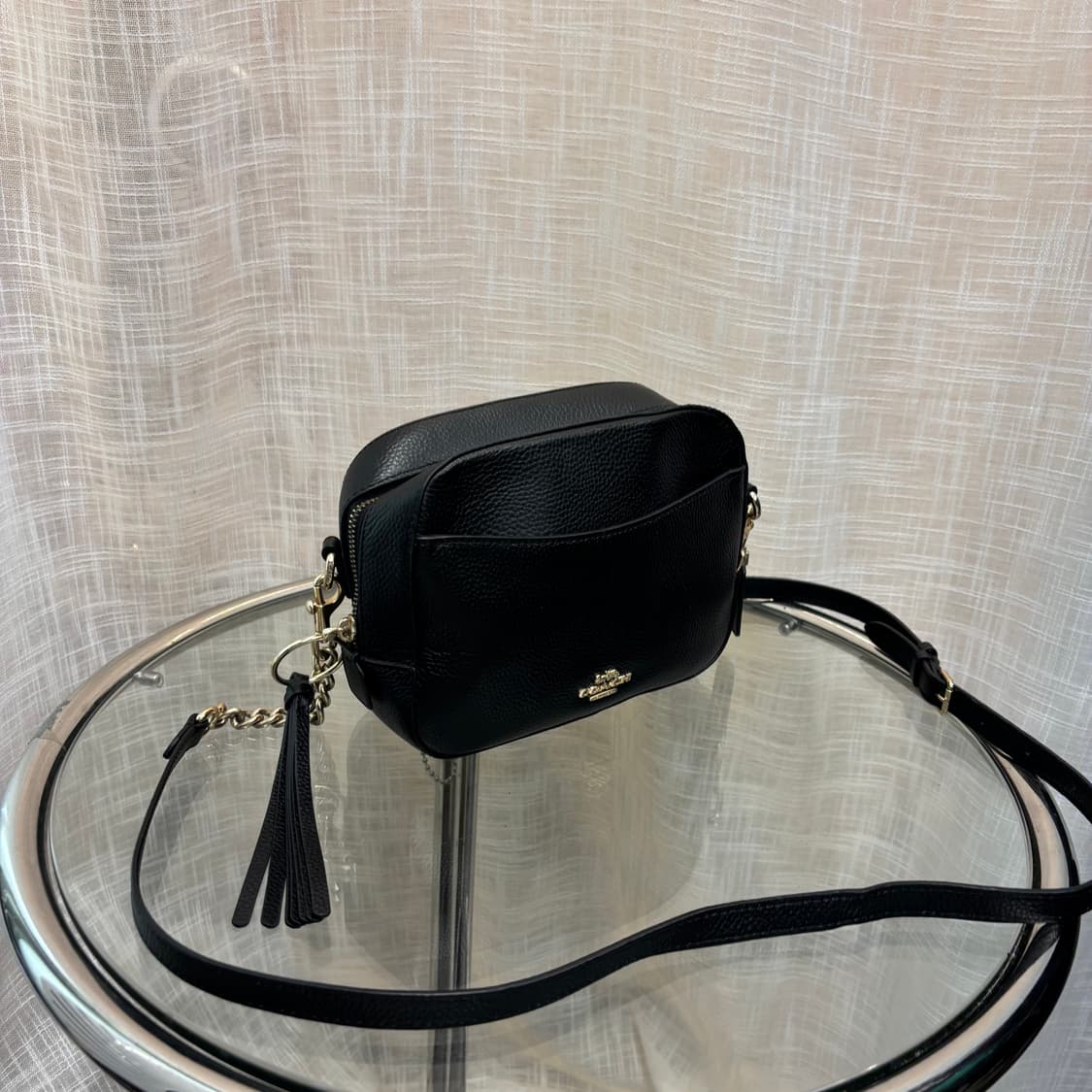 정품 코치 태슬 카메라 크로스백     상품이미지3
