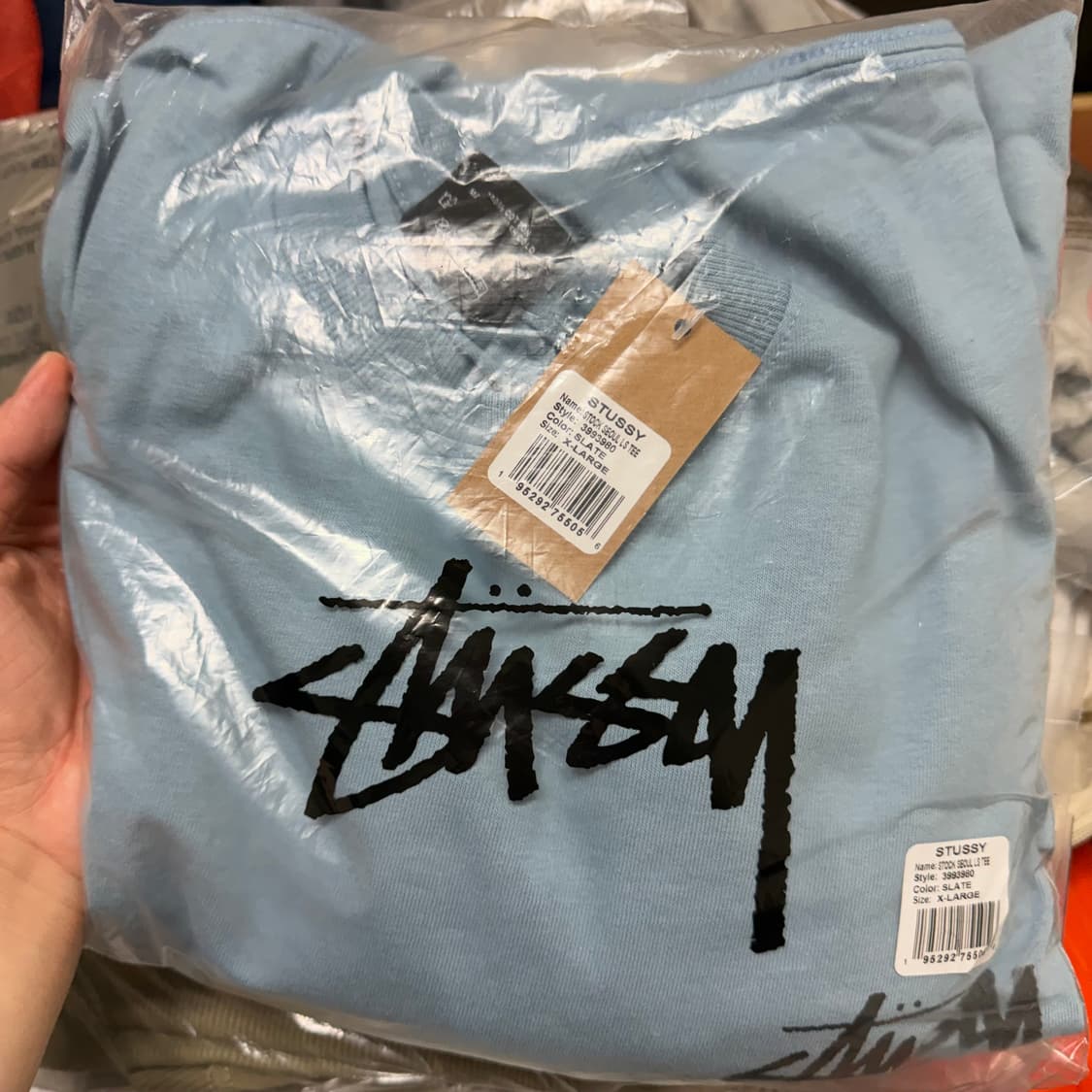 스투시 서울 롱슬리브 슬레이트 상품이미지1