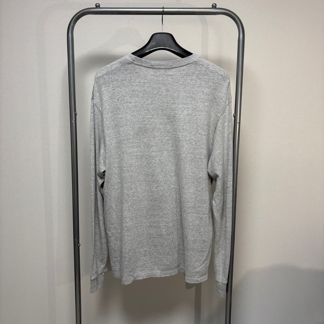 2) 언유즈드 unused 코튼 레이온 롱슬리브 그레이 상품이미지4