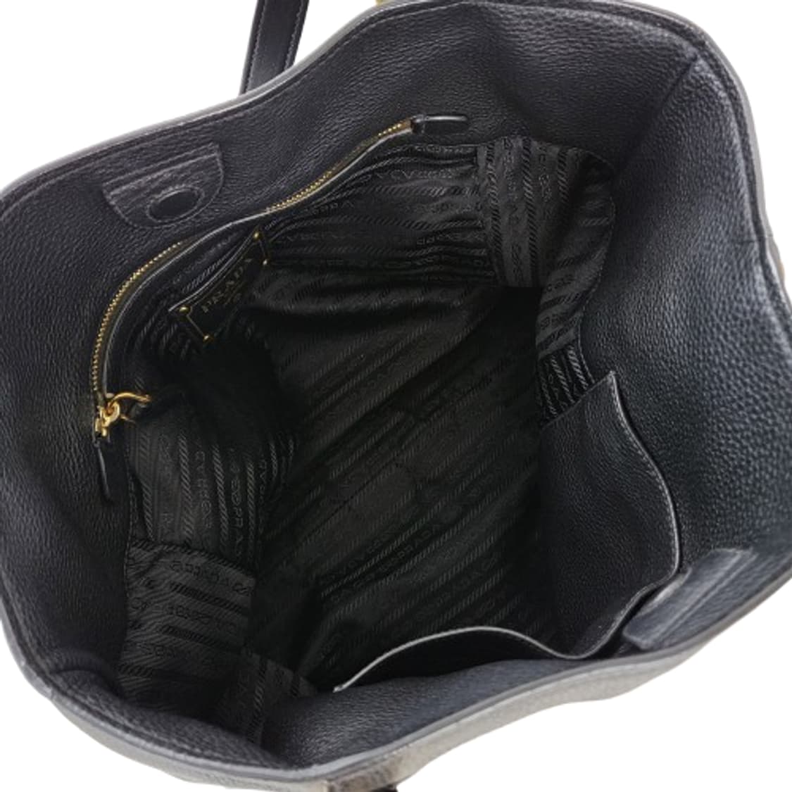 정품 프라다 비텔로 다이노 가죽 블랙 숄더백 상품이미지10