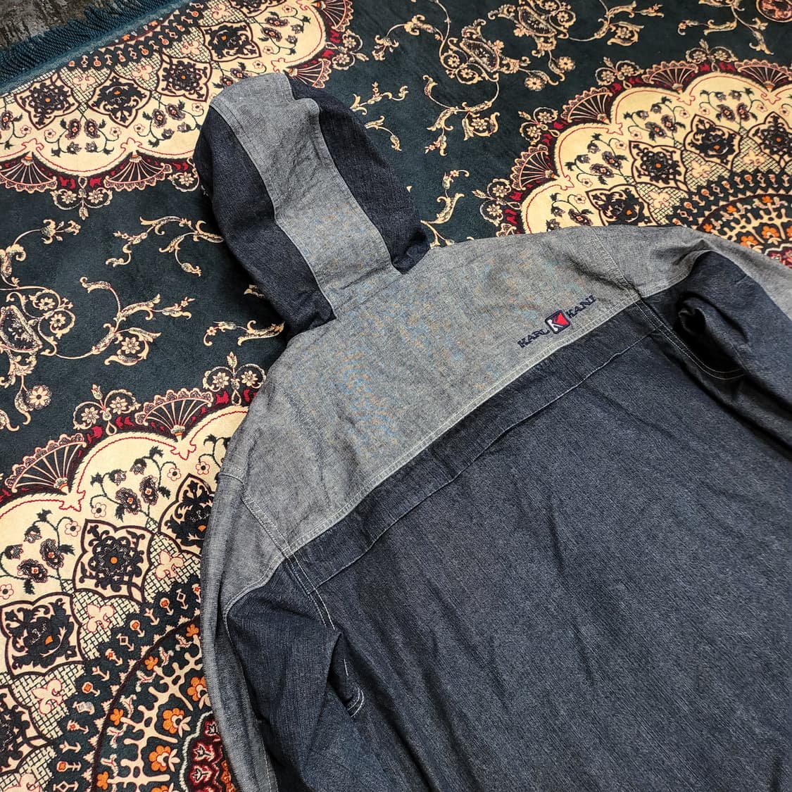 칼 카니 후드 데님 자켓 (L) 상품이미지7