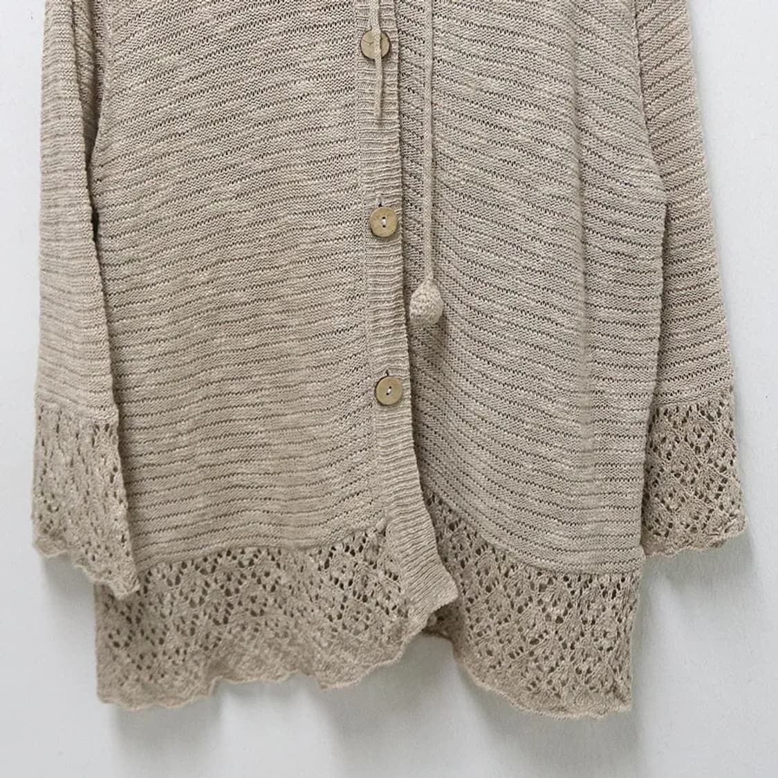 메이플 필 모리룩 레이스 후드가디건 61713 상품이미지4