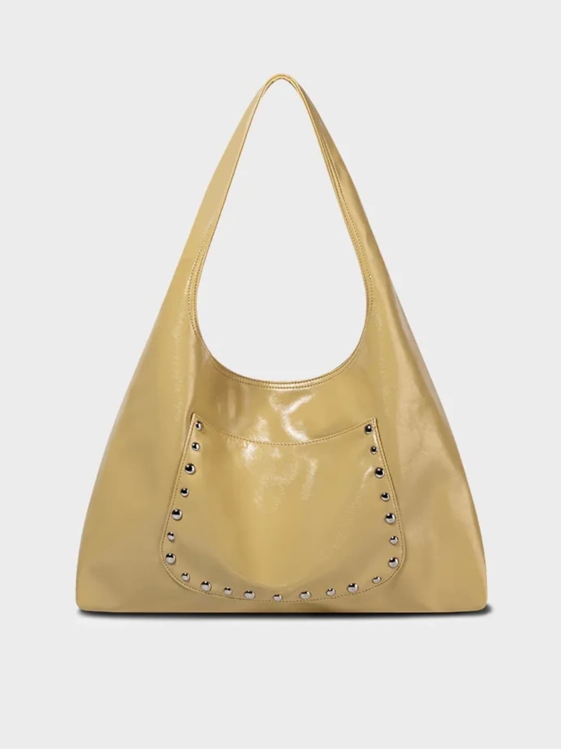 [택포] KHIHO STUD POPO BAG YELLOW 상품이미지2