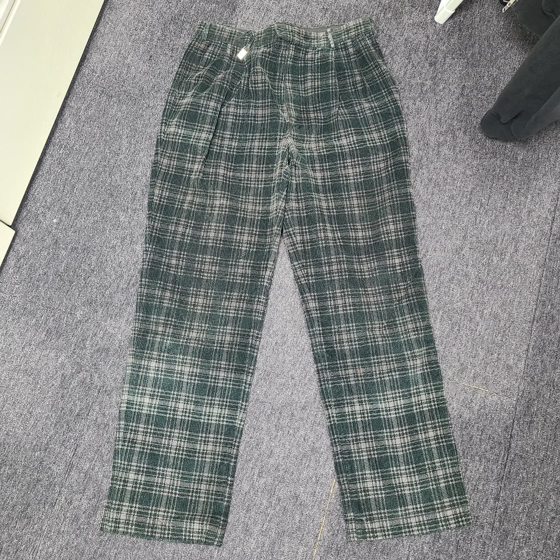 빈티지 아디다스 코듀로이 체크팬츠 상품이미지2