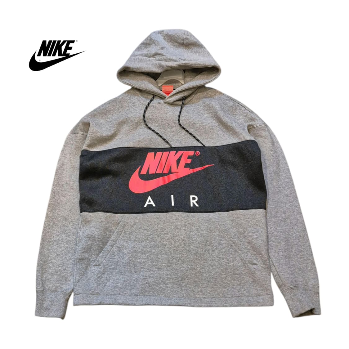 M 나이키 그레이 배색 후드  상품이미지1