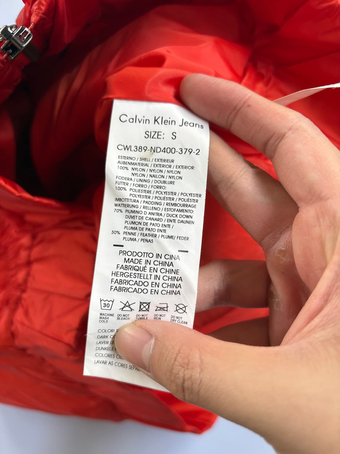 캘빈클라인 패딩조끼 상품이미지5