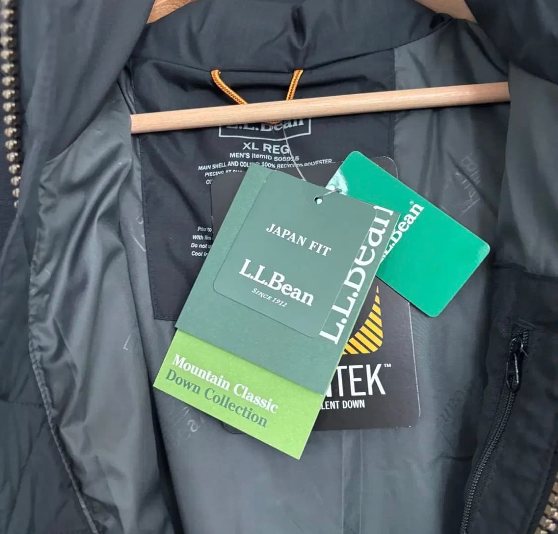 엘엘빈 마운틴 클래식 다운패딩 블랙 Xl 새상품 상품이미지3