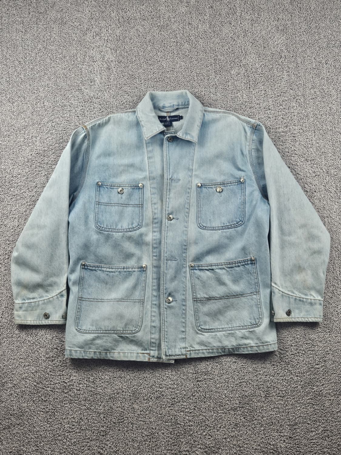 80's 폴로랄프로렌 데님 엔지니어 초어 자켓 ( L ) / 10615 상품이미지2