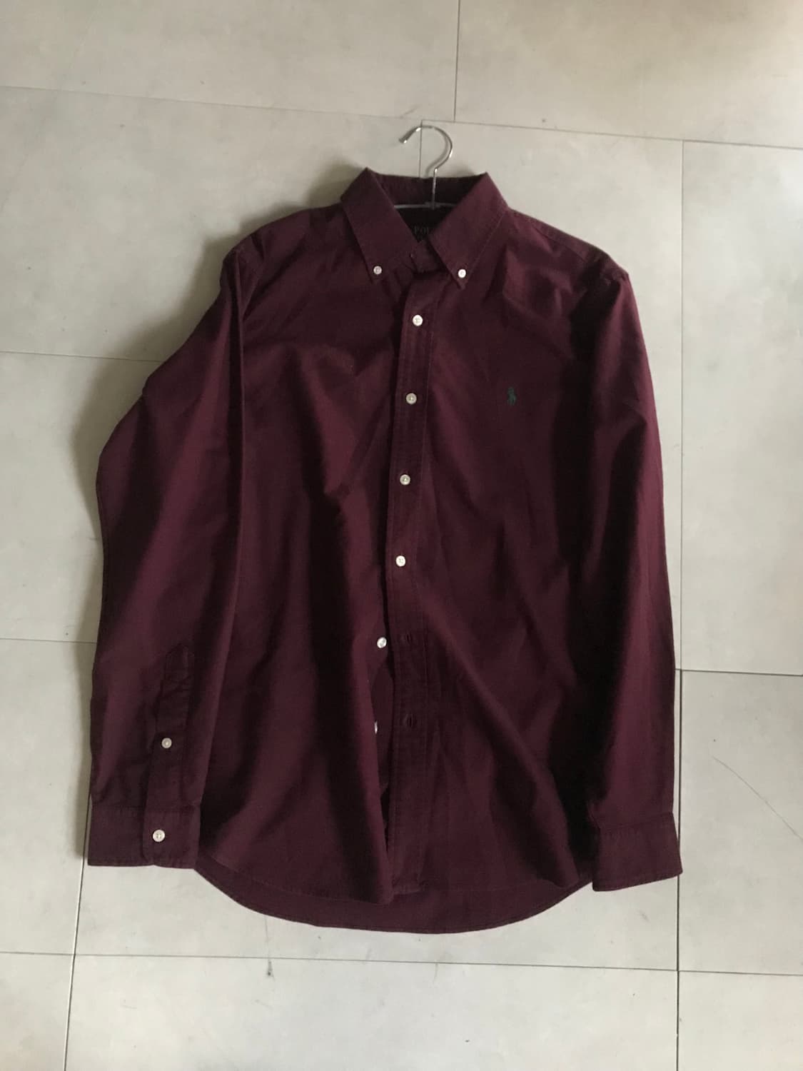 폴로 버건디 셔츠 상품이미지6